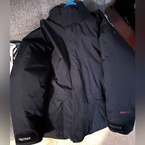 Marmot Biggie Black And Purple size large men worn 3 times in perfect condition